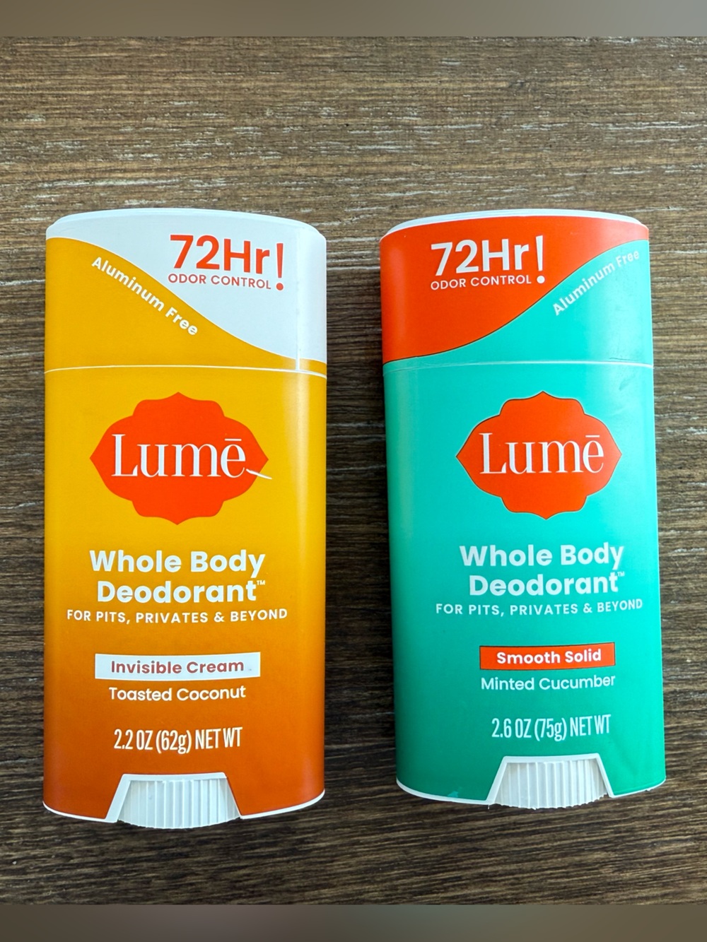 NEW Lume Whole Body Deodorant Bundle (2)